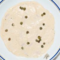 Thinly Sliced Veal With Tonnato Sauce & Capers · 