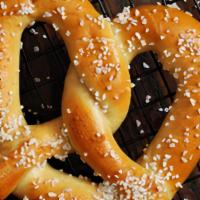 Fresh Soft Pretzel · Crispy on the outside, doughy on the inside.
Sweet or savory,... it's up to you!