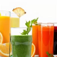 Jugos Naturales · juices with natural pulps, in milk or water. guava, mango, strawberry, pineapple, soursop, p...