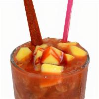 Diablito · tamarid juice, mango chunks, chamoy, ice tajin