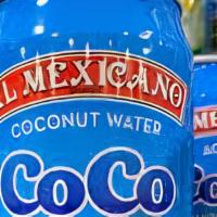 Agua De Coco & Coco · coconut pulp, chamoy, lemon, tajin, additional fresh coconut water