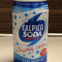 Calpico Soda · Can of 11.3 oz Japanese soda.