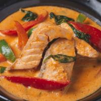 Salmon Curry · We’ve combined the best of the Northwest and Thailand to create this delectable dish of salm...
