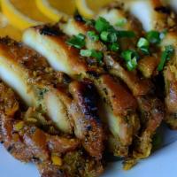 Lemongrass Chicken · Boneless chicken thigh marinated in lemongrass and grilled over an open flame. Choice of jas...