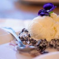 Black Sticky Rice With Coconut Ice Cream · 