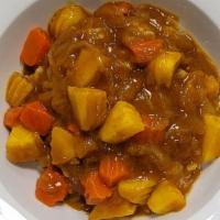 Sweet Apple Curry · Japanese-style curry sauce with apples, carrots, onions, garlic, and ginger. Served with cho...