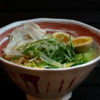 Chicken Rich  Ramen  · A hearty rich chicken broth with a light ginger and shio base. Nicknamed “The Chicken Little...