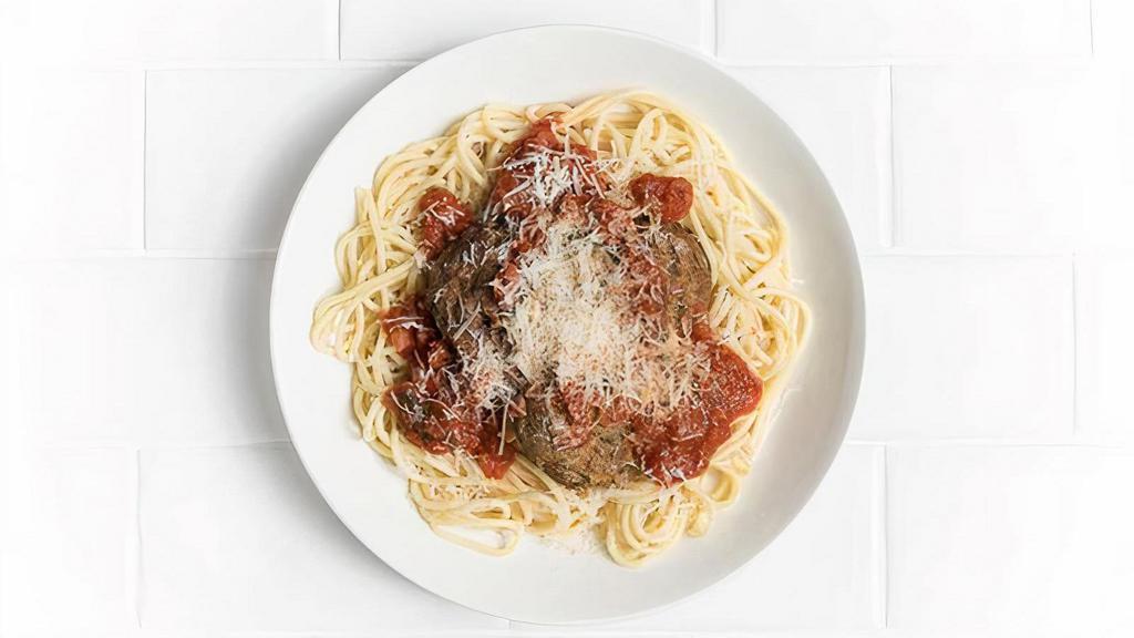 Spaghetti And 3 Meatballs · 3 handmade beef and pork meatballs in marinara sauce. (Meatballs cannot be made gluten or dairy free.)