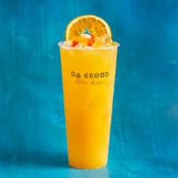 Pinetastic Orange · Pineapple Orange Tea with Rainbow Jelly & Orange Slice