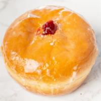 Raspberry Filled Donut · 