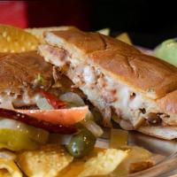Torta Meal · An authentic Mexican sandwich. A telera (Mexican sandwich bread) warmed and seared with mayo...