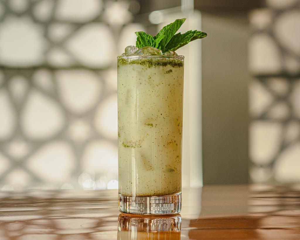 Arak Mojito · Arak is a traditional Lebanese spirit with anise and licorice flavors. Pairs well with our mint lime lemonade to create a mojito to remember.