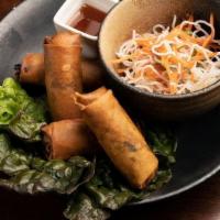 Imperial Rolls.. · <VEGAN> Crispy fried vegetable spring roll served with sweet chili sauce.. *NOT AVAILABLE GL...