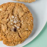 Salted Double Chocolate Chunk Cookie · *contains almond & cashew & soy lecithin