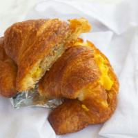 Breakfast Sandwich · Fresh from a local bakery. Warm gourmet croissant sandwiches.