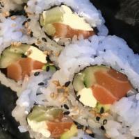 Philadelphia Roll · fresh salmon, cream cheese, and cucumber