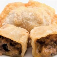 Cheeseburger (5) · We took our time to perfect the ideal cheeseburger dumpling. It's seasoned ground beef grill...