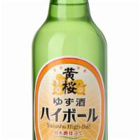 Yuzu Sparkling Sake, 330Ml Beer (7% Abv) · 