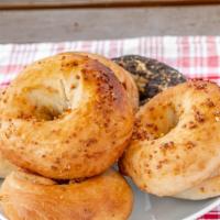 Baker'S Dozen · Choice of 13 fresh baked bagels. Limited to selection on hand. Substitutions may be necessary.