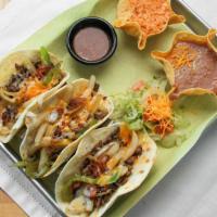 Tacos De Alambre (3 Pc) · Served on a 6