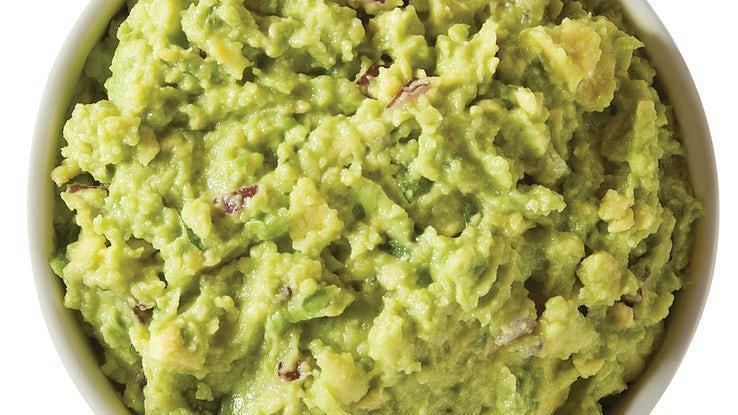 Guacamole And Chips - Side For One · Fresh avocados, garlic, lime juice, jalapenos, cilantro and red onions. Handmade daily and served with freshly made tortilla chips.