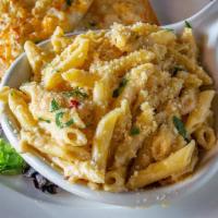 Mac & Cheese Beecher'S · Penne pasta with a hint of spice and a unique combination of. Beecher’s signature Flagship a...