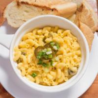 Kid'S Mac & Cheese · a smaller version of the Mac n cheese without jalapeños