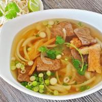 Fabulous Pho · Famous au Lac Vietnamese traditional soup fresh rice noodles, vegan ham, beef less proteins,...