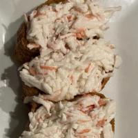 Inari Crab · Sweet tofu, rice, crab 6pc