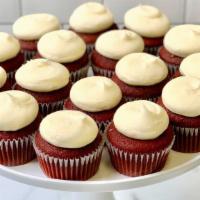 Red Velvet Cupcakes · Red velvet cupcake with cream cheese frosting. Customization not available. Regular size.