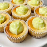 Key Lime Mini Cheesecake · A petite sweet, our mini cheesecake topped with key lime curd, it's become our #1 selling fl...