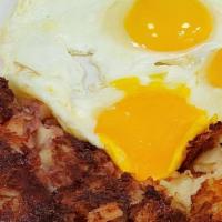 Ground Round Steak & 3 Eggs · Served with home fries and toast.