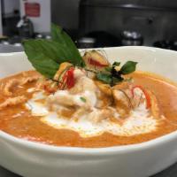 Chicken Panang Curry · Chicken in panang coconut curry sauce.