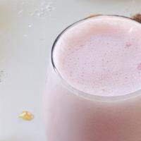 Rose Lassi · A sophisticated and refreshing lassi made from rose syrup, rose petals, milk, cream, yogurt,...