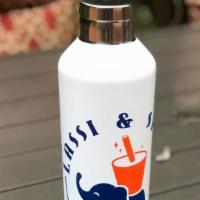 20 Oz Metal Water Bottle · Rock the Lassi & Spice brand with this colorful 21 oz stainless steel water bottle with a co...