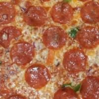 Hand Tossed Cheese Pizza · Classic cheese or create your own pizza. More than 3 toppings may change the way the pizza c...