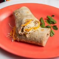 Bean & Cheese Burrito · Refried beans and cheese rolled up in a warm flour tortilla