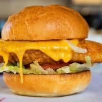Chicken Sandwich · American Cheese, Mayonnaise, Lettuce & Tomato