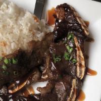 牛排饭 Teriyaki Beef With Steamed Rice · 