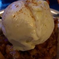Mini Apple Walnut Cobbler · Baked fresh in-house rich and delicious. Fuller flavor, smaller portion.