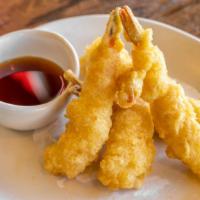 Tempura Shrimp · 5 shrimp dipped in tempura and lightly fried.