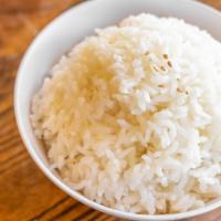 Rice · Small bowl of calrose rice.