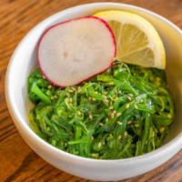 Seaweed Salad · Marinated seaweed with sesame seed.