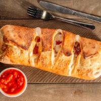 Stromboli · One size fits all! Stuffed to perfection with pepperoni & salami!