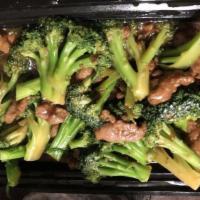 Broccoli Beef · Does NOT come with rice