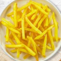 Home Fries · (Vegetarian) Idaho potato fries cooked until golden brown and garnished with salt.