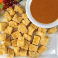 Fried Tofu · For our vegetarian guests. Crispy fried tofu, drizzled with sweet miso, served with Malee's ...