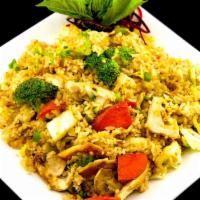 Traditional Fried Rice  · Fried rice with egg and an assortment of fresh vegetables. Can be made vegan or GF.