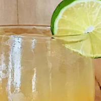 Tropic Topic · Pineapple, Ginger, Lime, Sparkling Water, Tiki Bitters. Return the glass jar and lid for a $...