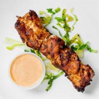 Chicken Kebab Skewer (1) · Sautéed & marinated chicken skewer with a side of our signature Blazin' Sauce.

Please allow...